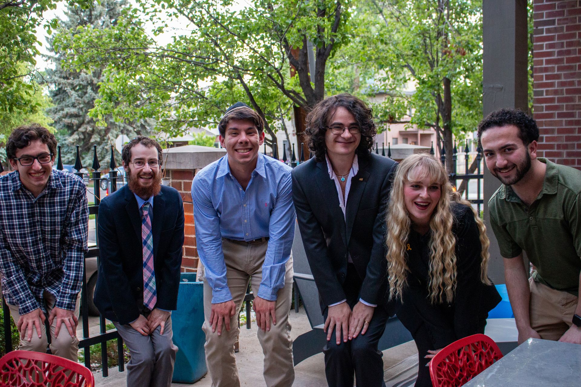 Hillel of Colorado students gathering together