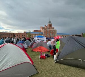 The Auraria Campus Pro-Palestinian Encampment was gone. Now it's back.